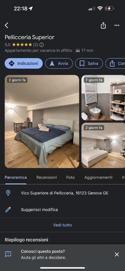 Centro Storico Caruggi 2min Acquario Pellicceria Superior Loft Palazzo Rolli Apartment *